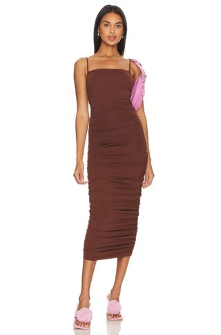 OW Collection Ezra Dress in Cappuccino from Revolve.com | Revolve Clothing (Global)