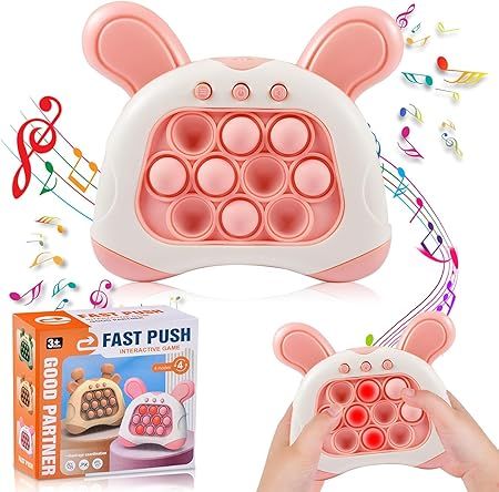 Quick Push Toy with Lights, Fast Push Game, Fast Push Bubble Game, Children's Decompression Break... | Amazon (US)