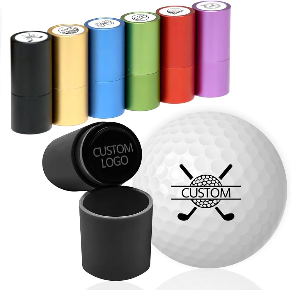 xrlsg Custom Golf Ball Stamp Personalized Self-Ink Golf Ball Stamper Monogram Ball Marker Gifts f... | Amazon (US)