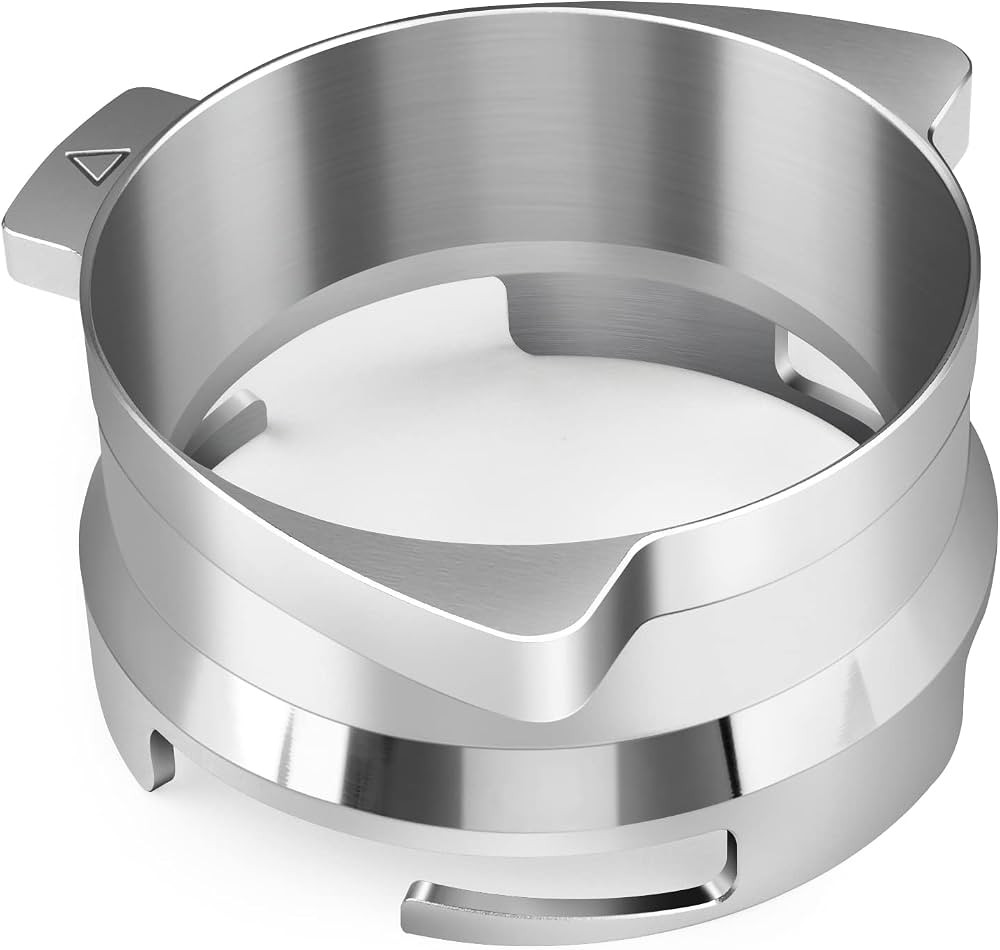 FIRJOY 54mm Espresso Dosing Funnel for Breville Barista Portafilters (Stainless Steel-Silver) | Amazon (US)