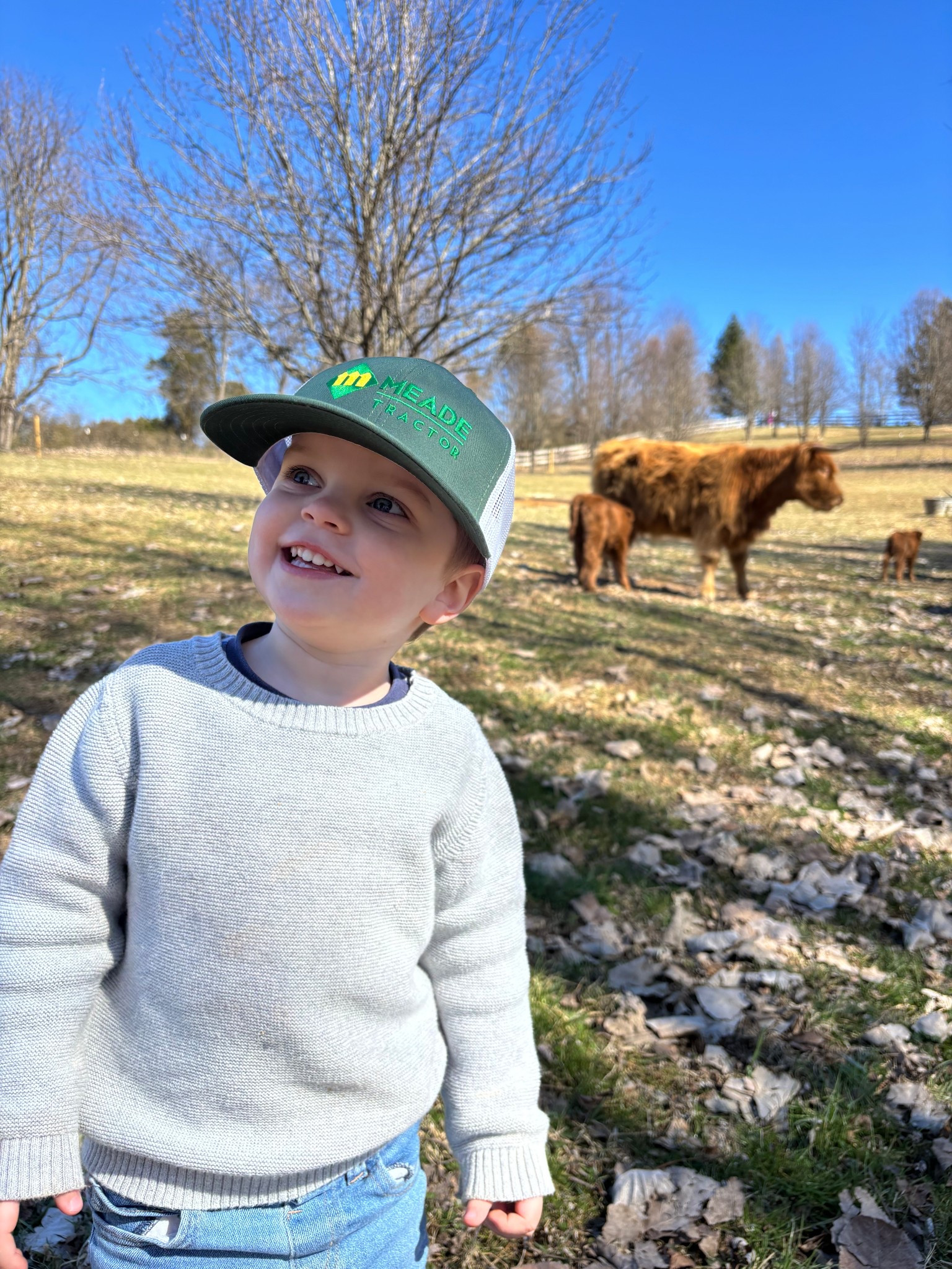 My sweet tiny cowboy 🤍🤠 after church calf snuggles

#LTKFamily #LTKPets #LTKKids