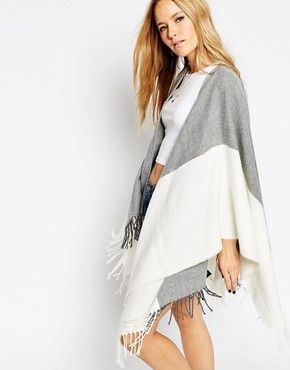 ASOS Cape In Color Block | ASOS US