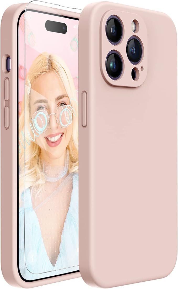 Miracase Designed for iPhone 14 Pro Max Phone Case with Screen Protector,[Upgraded Enhanced Camer... | Amazon (US)