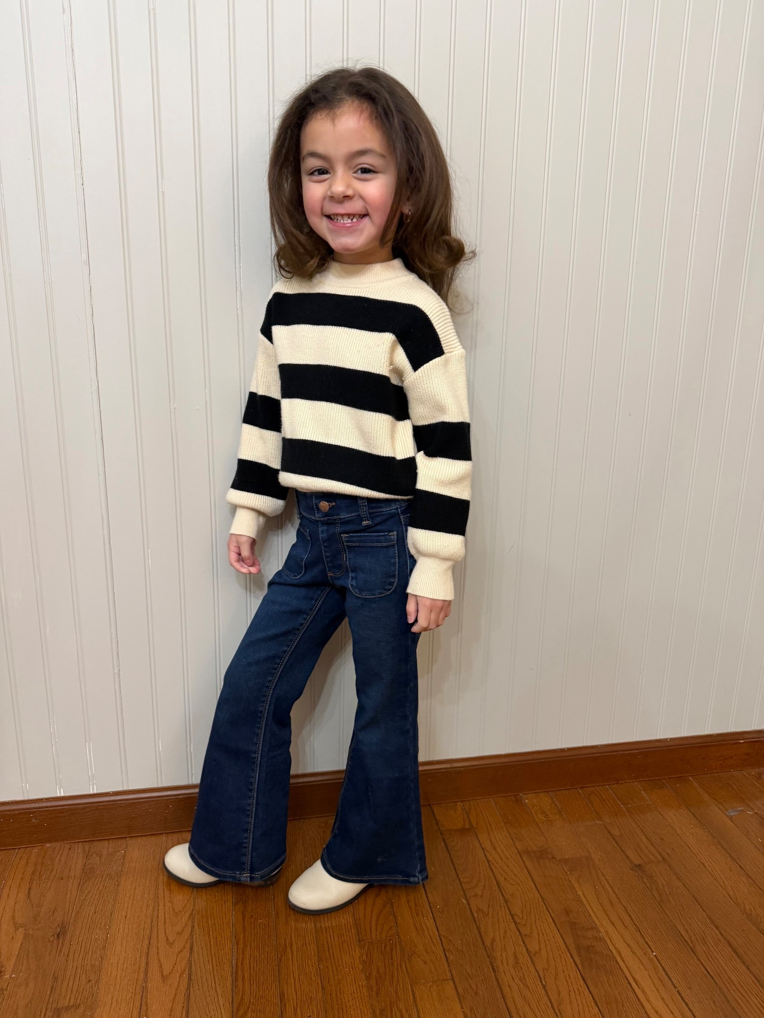 The cutest flare jeans for your little girl! They have stretch material and are very comfortable 

#LTKootd #LTKKids #LTKmomlife