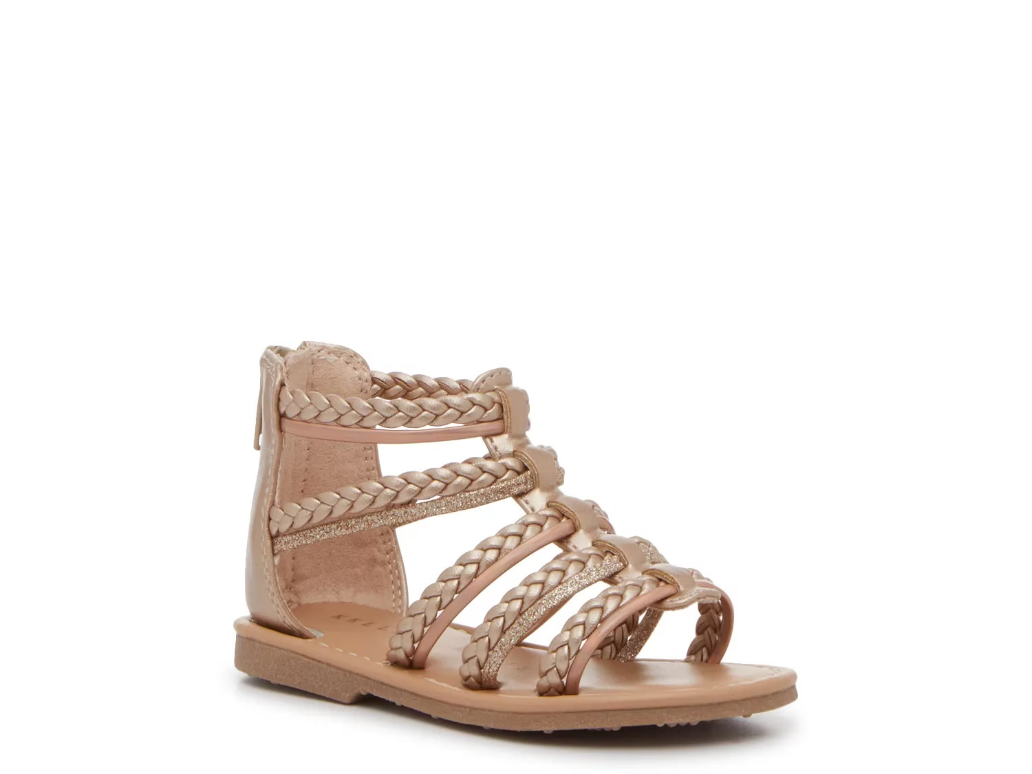 Kelly & Katie Gia Gladiator Sandal Kids' | Girl's | Rose Gold Metallic | Size 11 Youth | Sandals | DSW