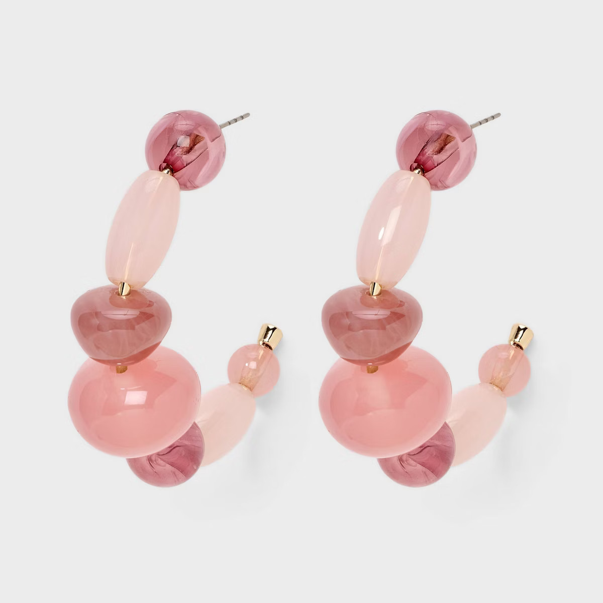 Beaded Hoop Earrings - A New Day™ | Target