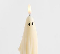 Flameless Ghost Taper Candle | Pottery Barn (US)