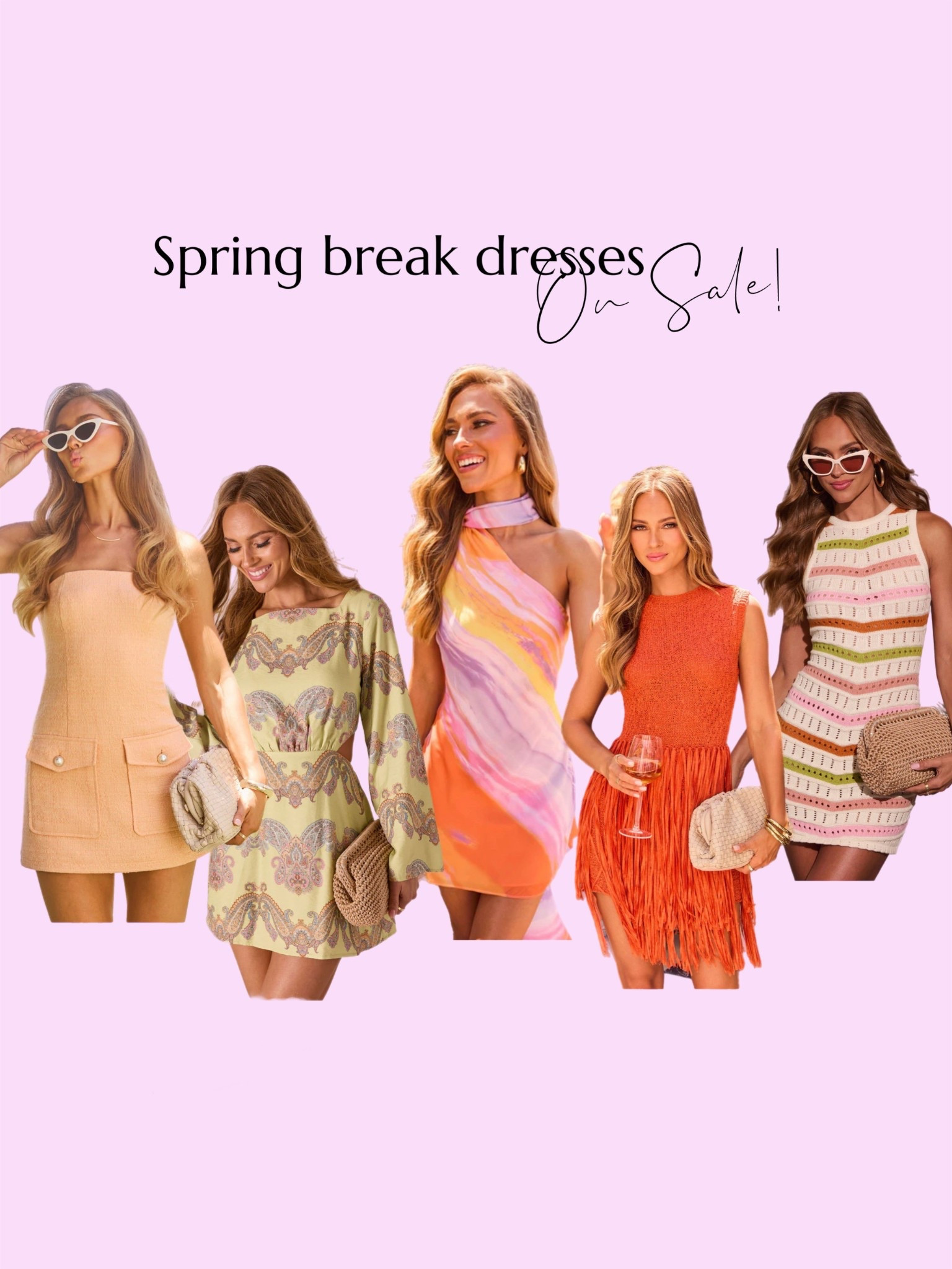 Spring break dresses on sale. VICI dresses, vacation outfits. Resort wear. 

#LTKPetite #LTKTravel #LTKWedding