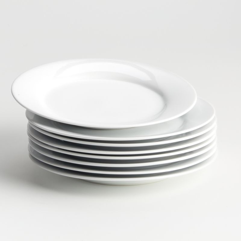 Set of 8 Aspen Salad Plates + Reviews | Crate and Barrel | Crate & Barrel
