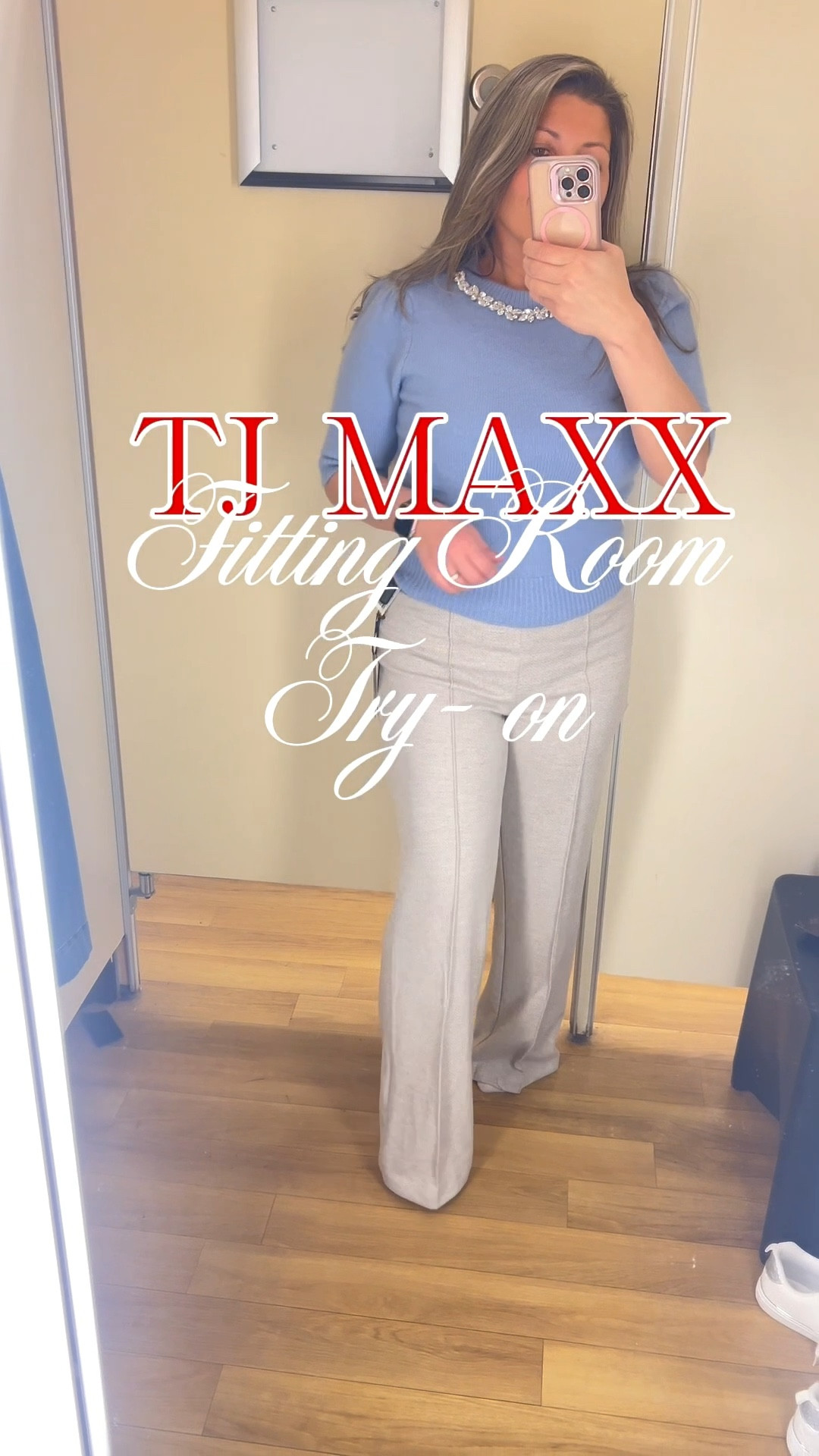 @tjmaxx Fitting Room Try-on
Yes, I took them home! 

Obsessed with these 2 tops! Got one of the Jeans and the khaki pants! They seriously feel like I am wearing pjs! 


#LTKgrwm #LTKmomlife #LTKootd
