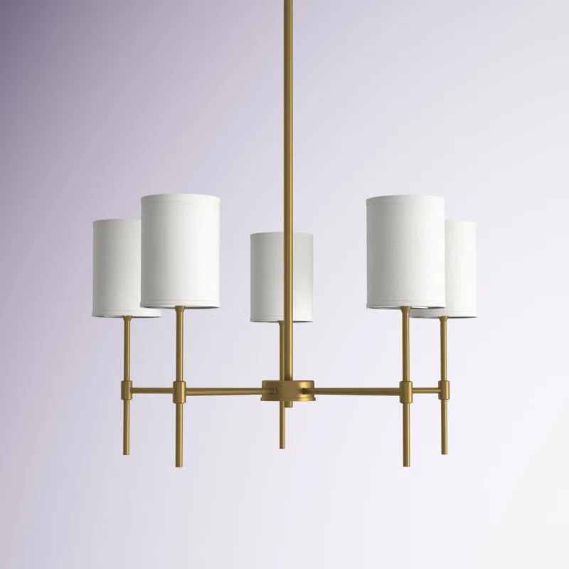 Elijah 5 - Light Dimmable Classic / Traditional Chandelier | Wayfair North America