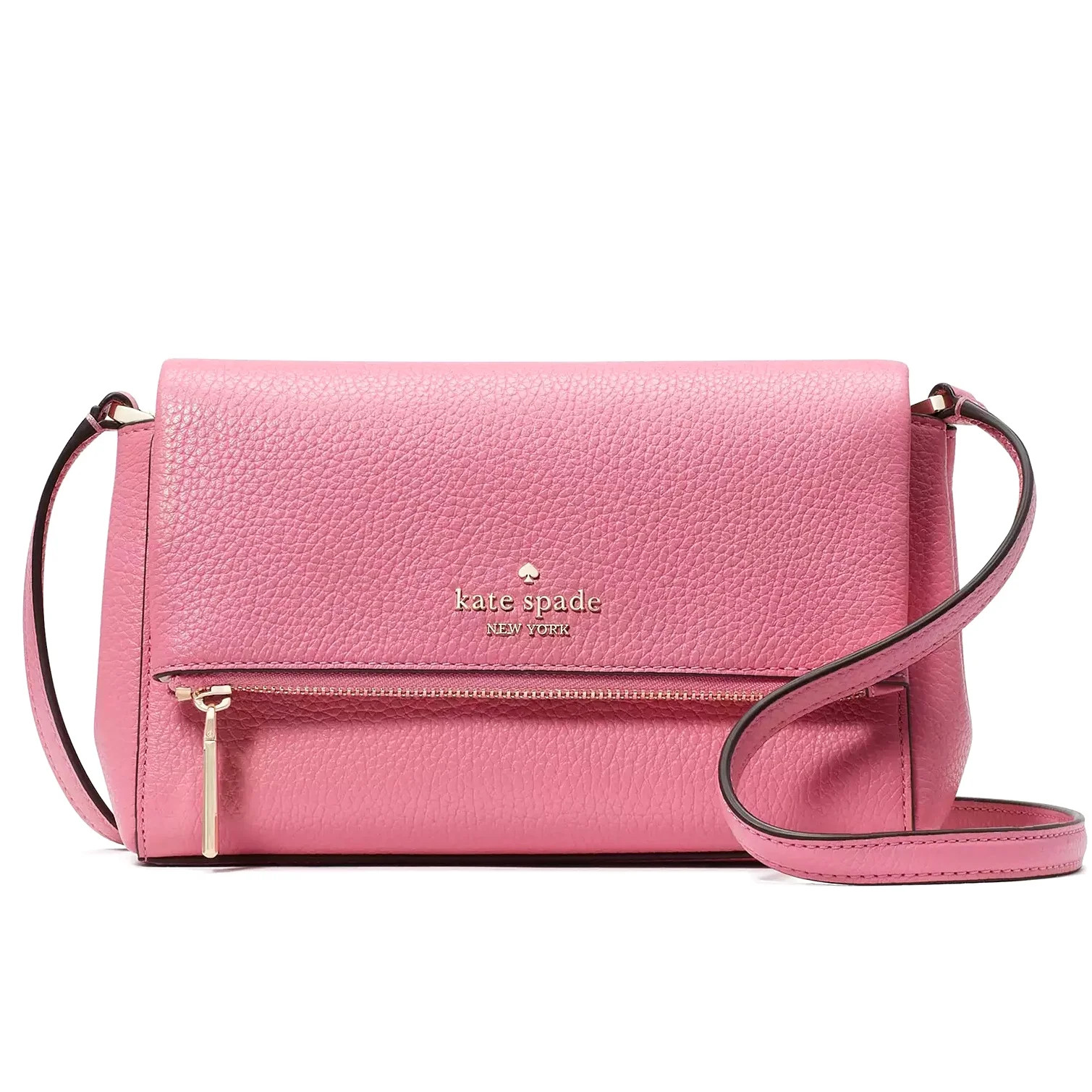 Kate Spade New York Women's Leila Mini Crossbody Bag in Pebbled Leather (Blossom Pink) - Walmart.... | Walmart (US)