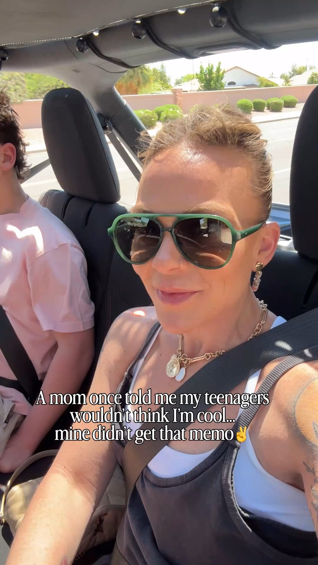 won’t think you’re cool anymore.”

Meanwhile mine still want to grab smoothies, steal my fries, hype up my outfits, and willingly hang out with me… so I guess they didn’t get the memo 😂🤍

Maybe it’s because I still dance in the kitchen.
Maybe it’s because I embarrass them daily.
Or maybe it’s because when you build a home full of love, laughter, sarcasm, and late-night chocolate chip cookie baking sessions… your kids actually like being around you.

And honestly?
That might be one of my favorite parts of motherhood so far 🥹🤍

Follow along for sports mom chaos, cute outfits, and raising good humans 🤍

#LTKmomlife #LTKstorytime