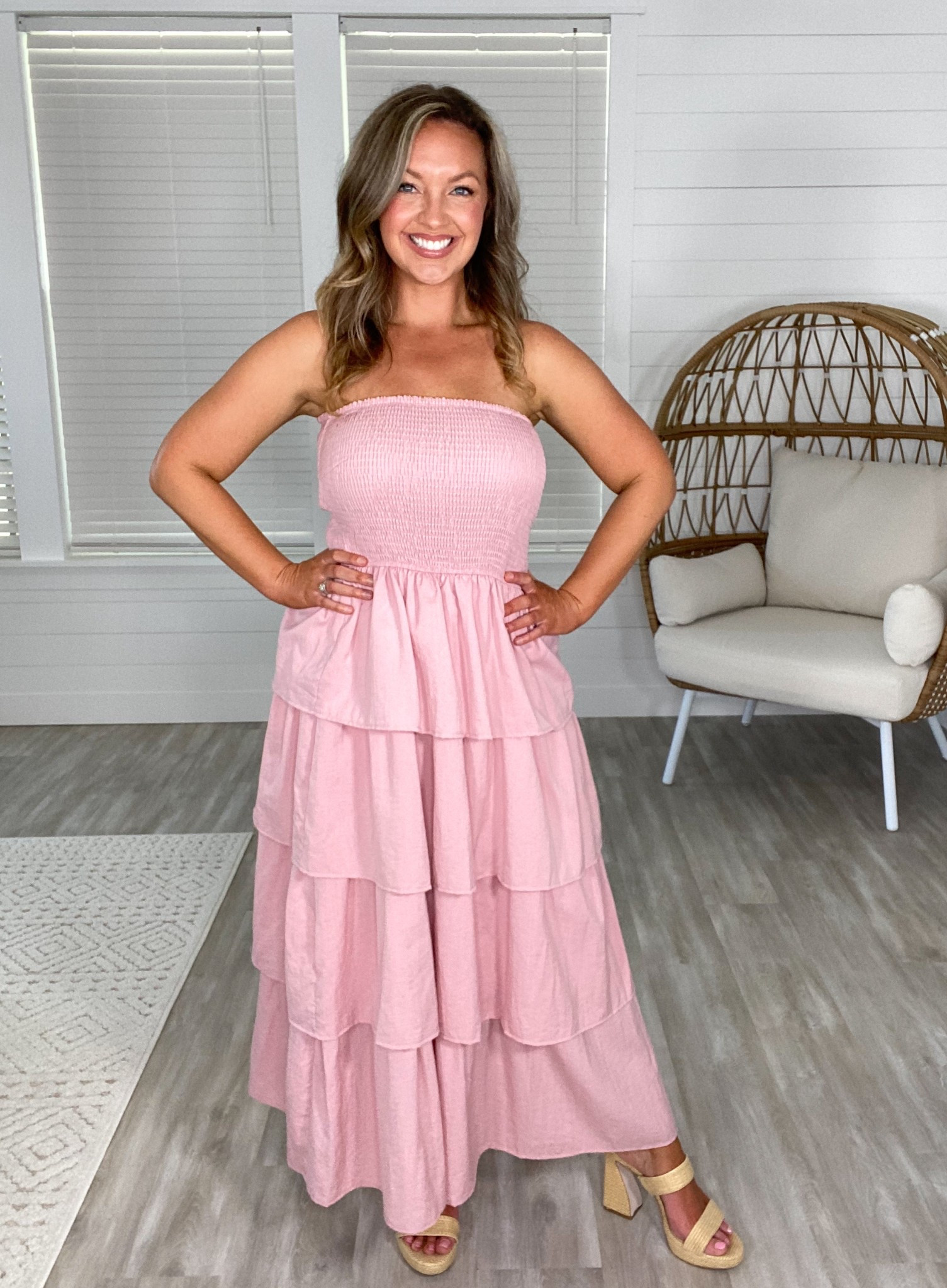 This sleeveless tiered maxi dress is the ultimate feminine dress! 🌸 The tiered design gives it that princess-like feel, making it perfect for spring and summer outings, brunch, baby showers, or even a dreamy vacation look. ☀️✨


#AmazonFashion #SpringStyle #PrettyInPink #FeminineFashion #MaxiDress #SummerWardrobe #ChicAndClassic #EffortlessStyle #LTKSpring #MidsizeFashion #PearShapedStyle #AffordableFashion
#springdress #pinkdress #amazondress #amazonstyle 

 #LTKSeasonal #LTKMidsize #LTKFindsUnder50