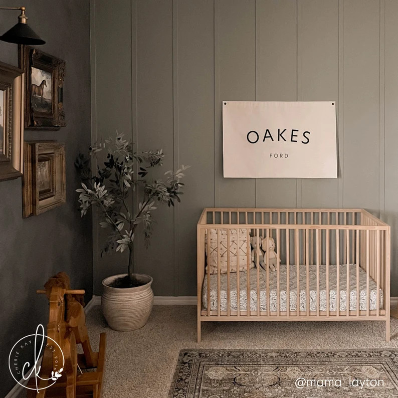Baby name flag | canvas flag | nursery name sign | custom name banner | boho nursery decor | D2 | Etsy (US)
