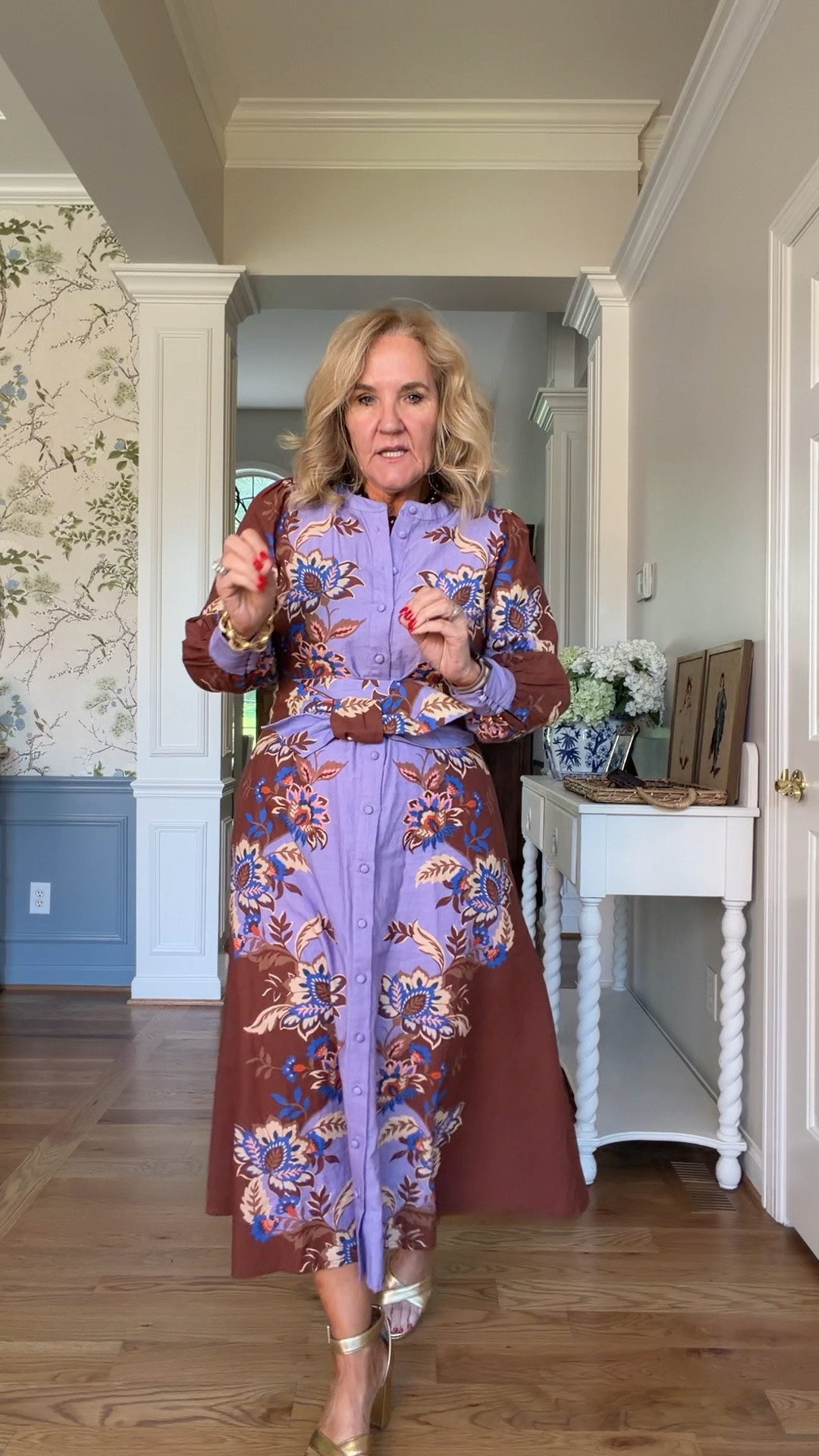 Another @Boden (US) dress on sale! This would make a beautiful summer in the fall dress. I love the color combo.

#LTKOver40 #LTKSaleAlert #LTKWedding