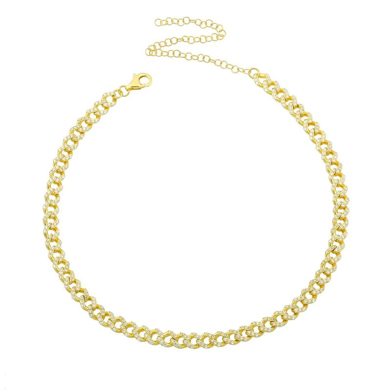 Completely Crystal Chain Necklace or Bracelet | The Sis Kiss