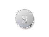 Google Nest Thermostat - Smart Thermostat for Home - Programmable Wifi Thermostat - Snow | Amazon (US)