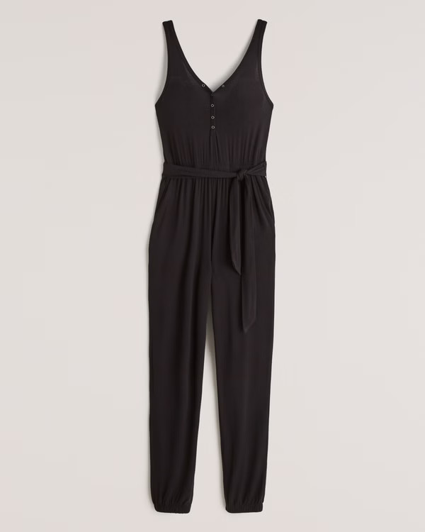 Henley Knit Jumpsuit | Abercrombie & Fitch (US)