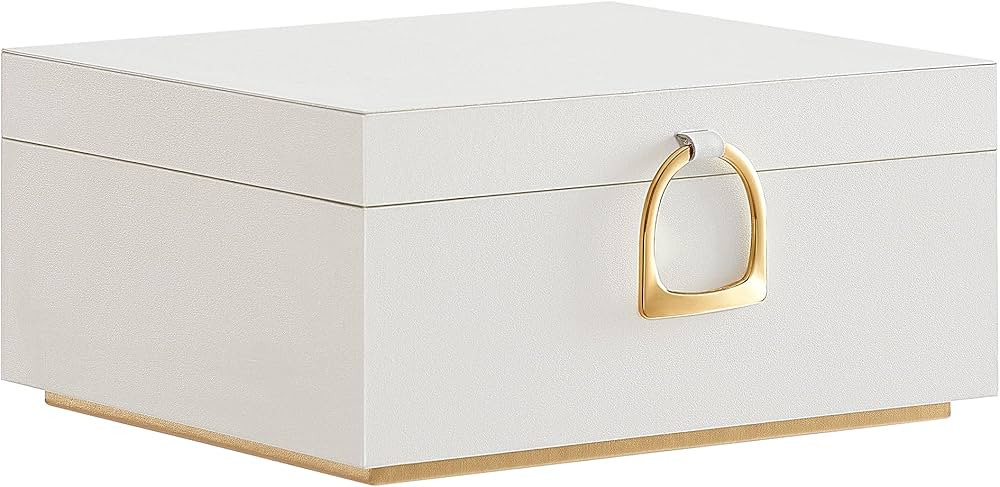 SONGMICS 2-Layer Jewelry Box, Jewelry Organizer with Handle, Removable Jewelry Tray, Jewelry Stor... | Amazon (US)