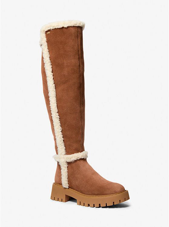 Asher Suede and Faux Shearling Boot | Michael Kors US