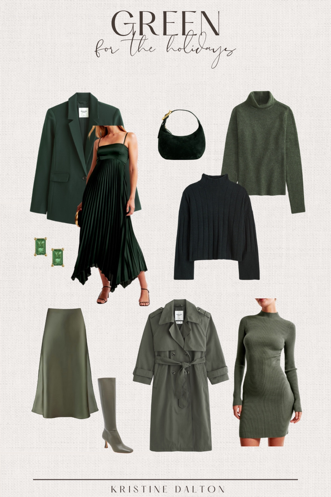 green holiday outfits, shoes, and accessories 🍸

trench coat, emerald green, olive green, satin skirt, blazer, turtleneck, cashmere sweater, sweater dress

#LTKHoliday #LTKCyberWeek #LTKStyleTip