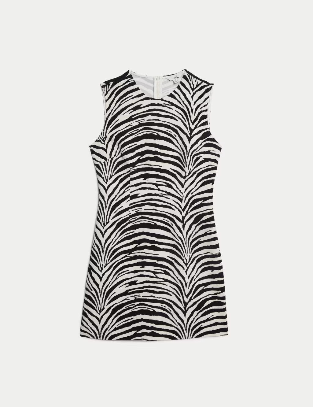 Animal Print Round Neck Mini Shift Dress | Marks & Spencer (UK)