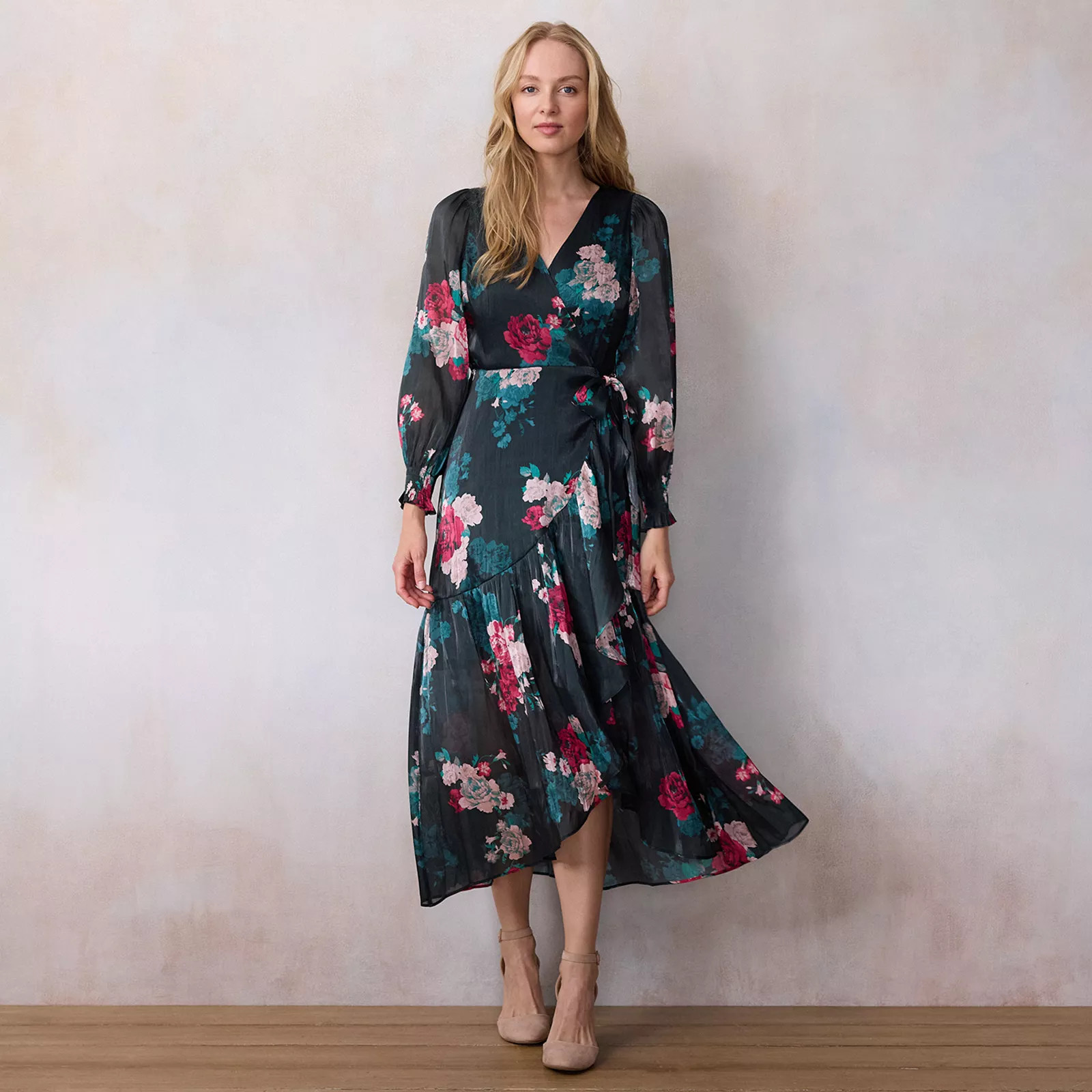 Women's LC Lauren Conrad Long Wrap Maxi Dress | Kohl's