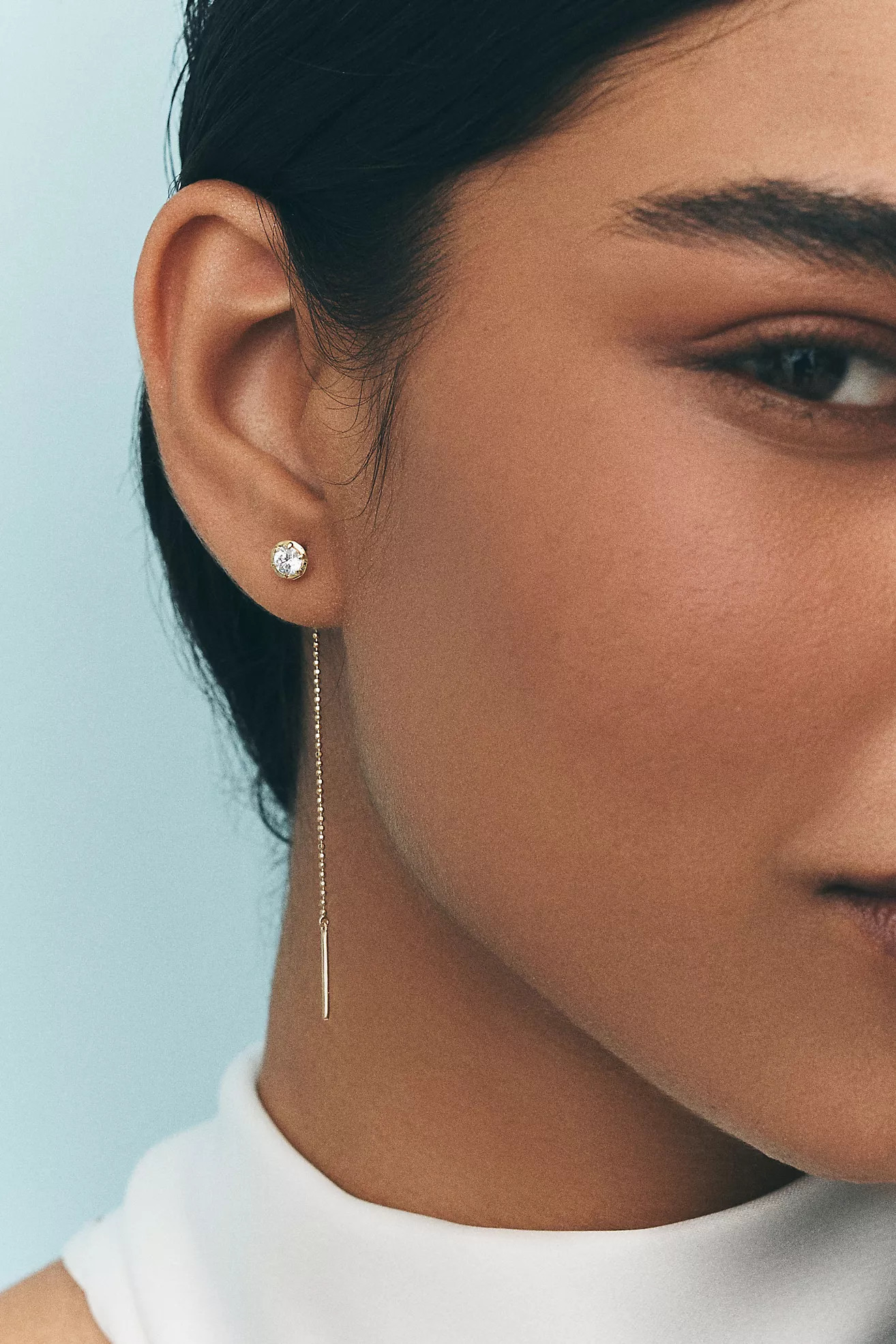 Cleo Threader Earrings | Anthropologie (US)
