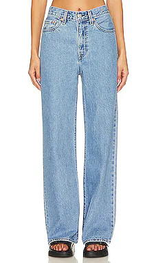 LEVI'S Ribcage Wide Leg in Splash Zone from Revolve.com | Revolve Clothing (Global)