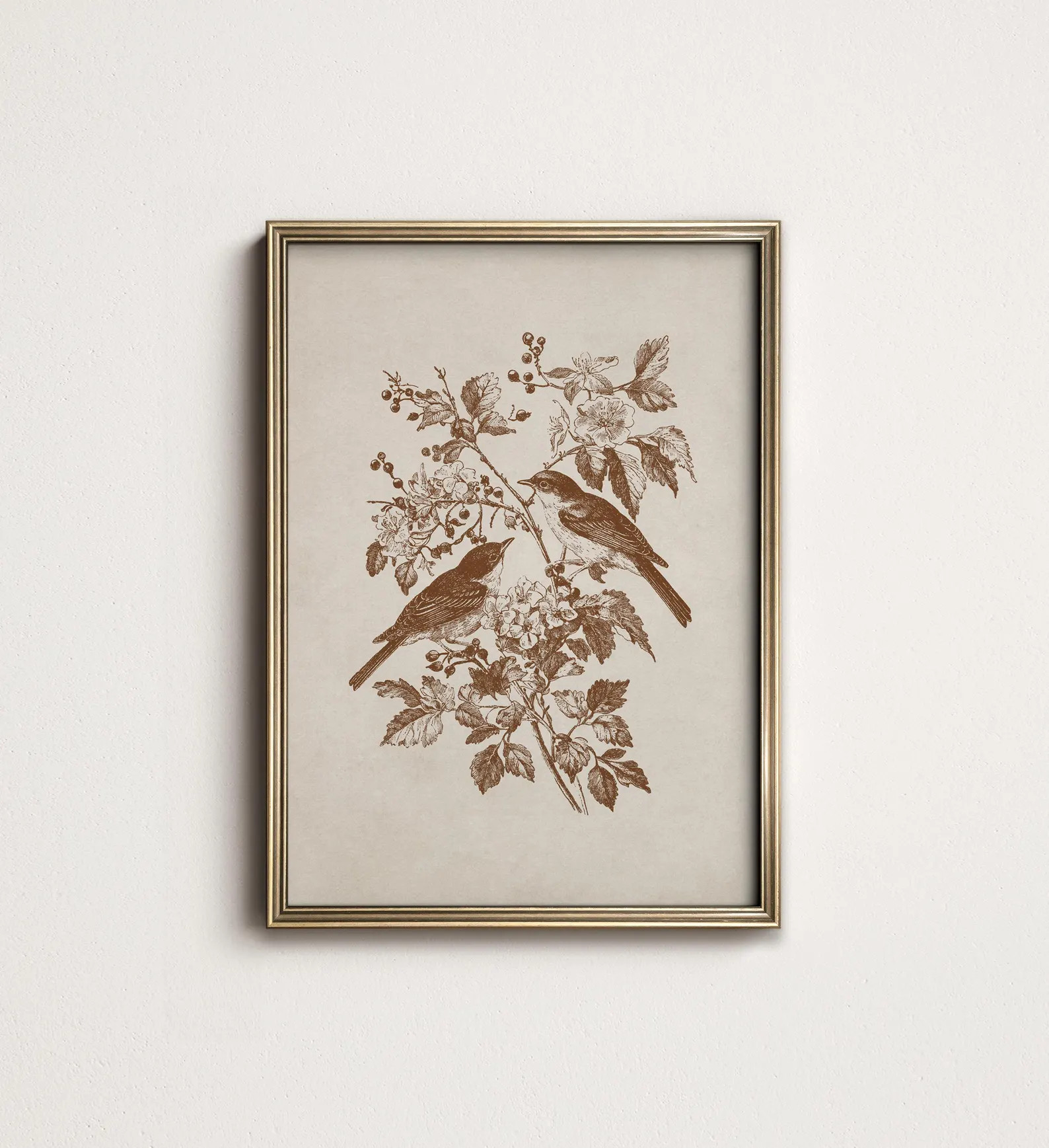 Antique Bird Sketch Print: French Country Farmhouse Autumn Decor (PRINTABLE Digital Download) 10-... | Etsy (US)