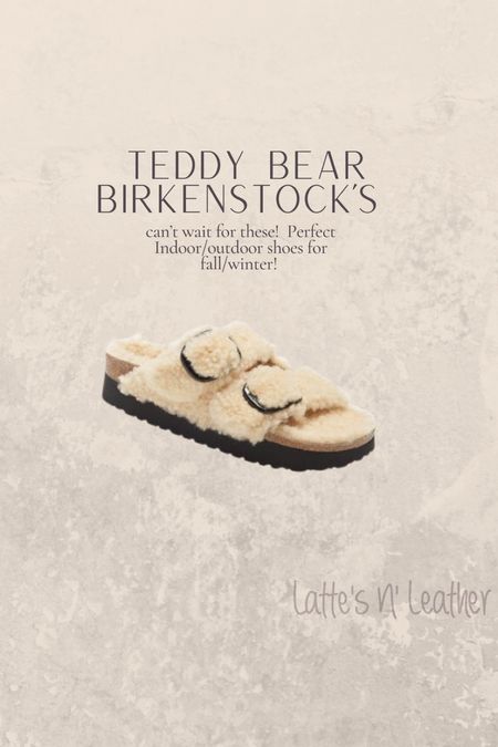 Birkenstocks!  Love these teddy bear Birkenstocks for fall and winter.  Sherpa birkenstocks.   Labor Day sale

#LTKshoecrush #LTKstyletip