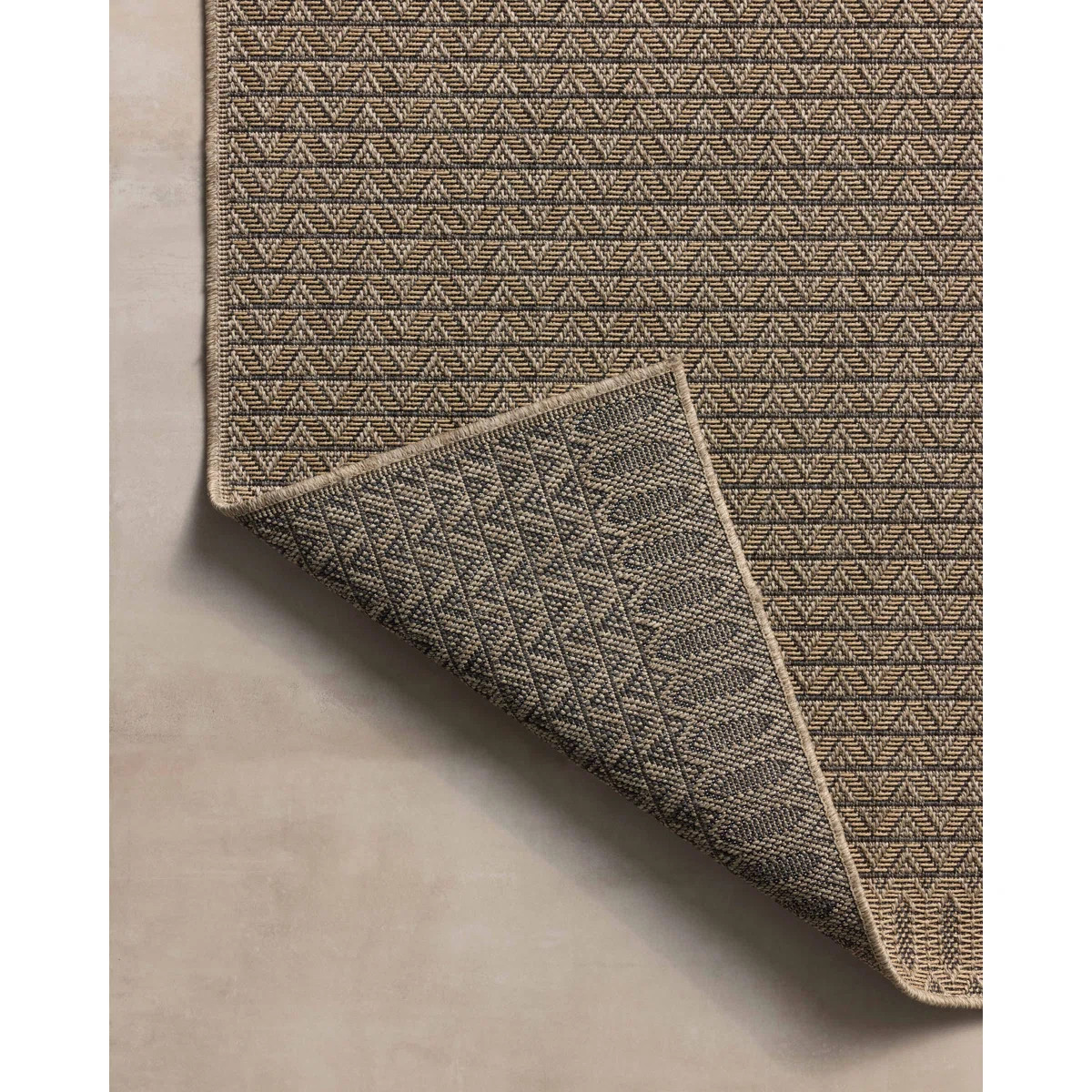 Chris Loves Julia x Loloi Providence Natural / Graphite Indoor/Outdoor Area Rug | Wayfair North America