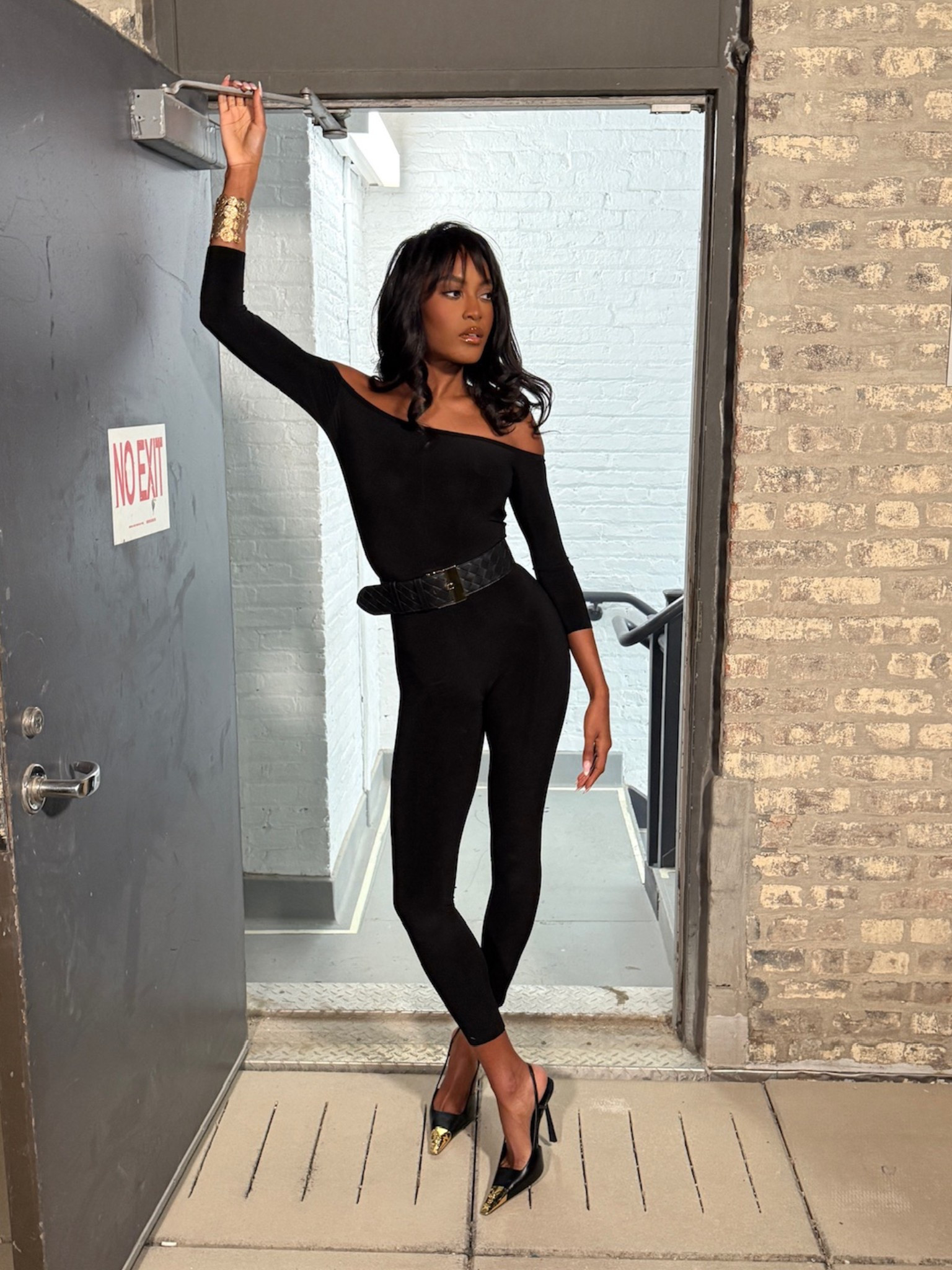 WWHL outfit last week! 

bodysuit l jumpsuit l black