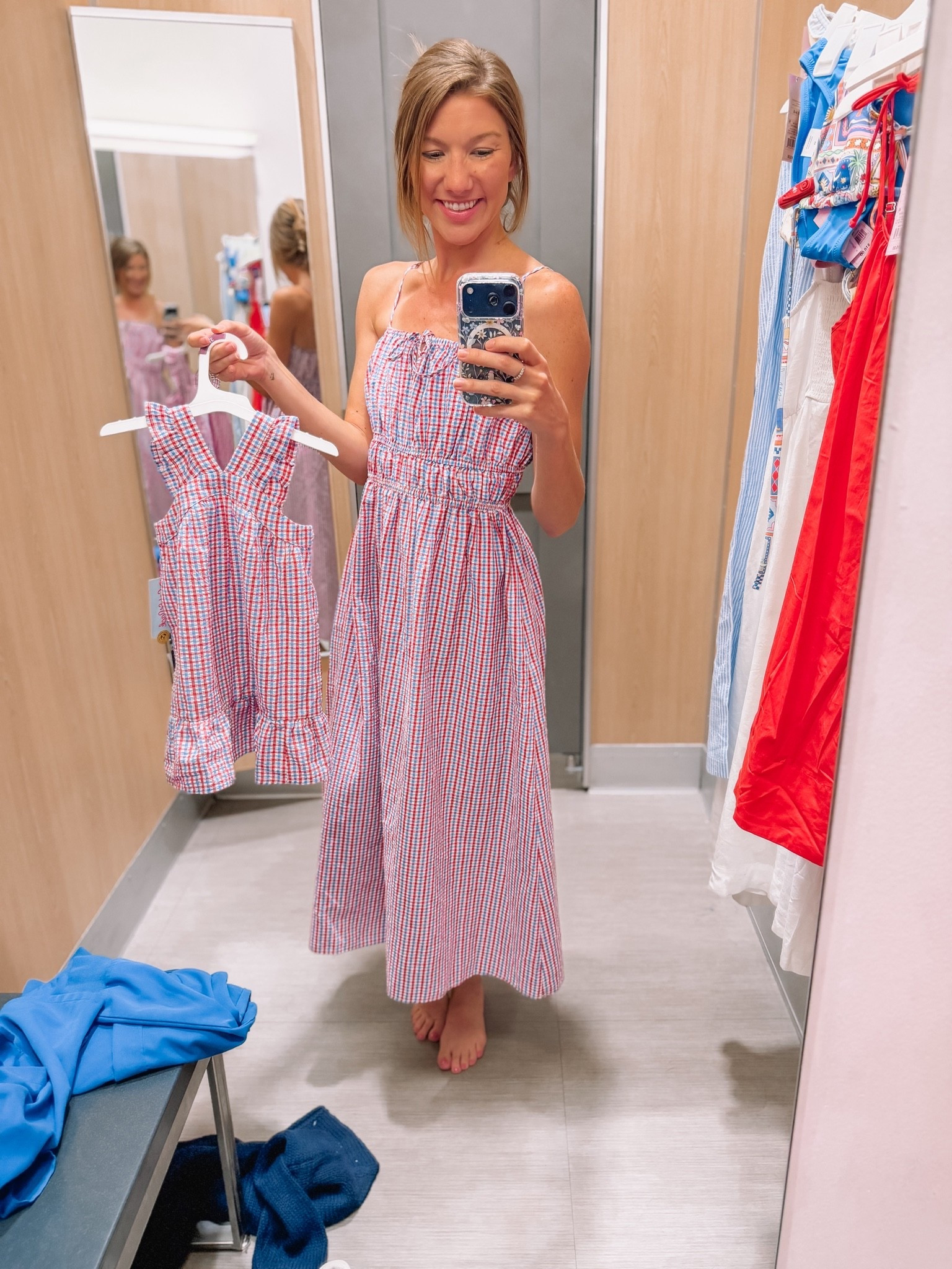 The cutest 4th of July mommy and daughter dress!