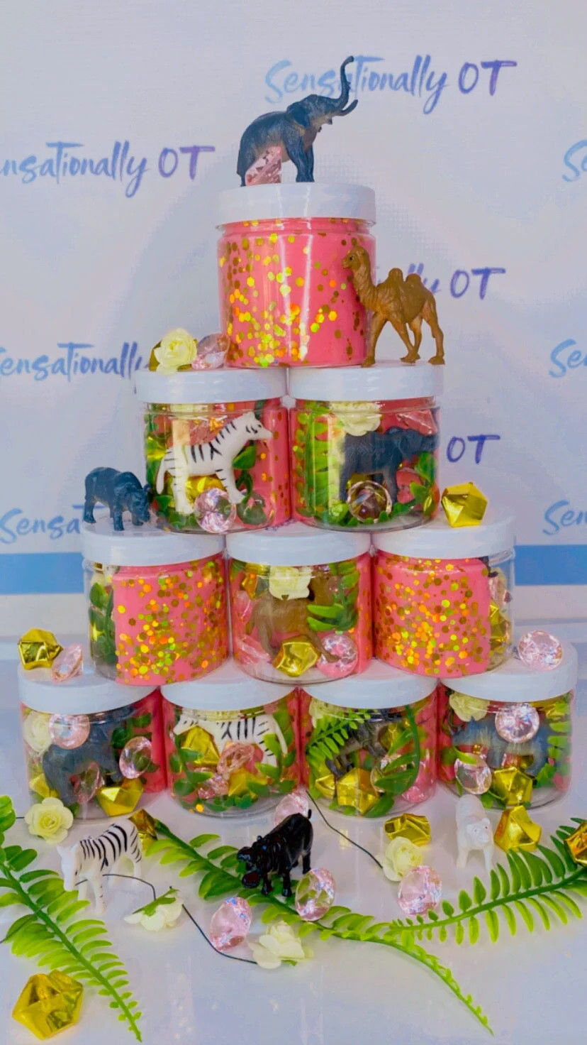 SENSATIONAL SAFARI PARTY FAVOR JARS - Sensory Jars | Sensationally OT