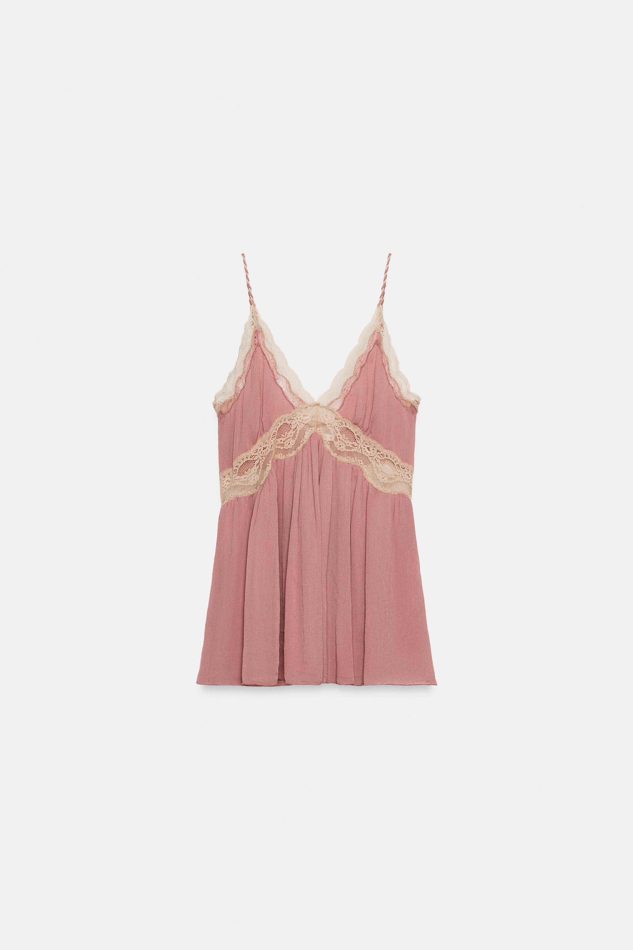 ZW COLLECTION LACE CAMISOLE TOP | Zara US