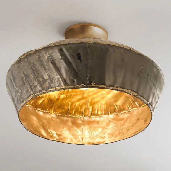 Brass Soldered Steel Ceiling Light - Large | Shades of Light