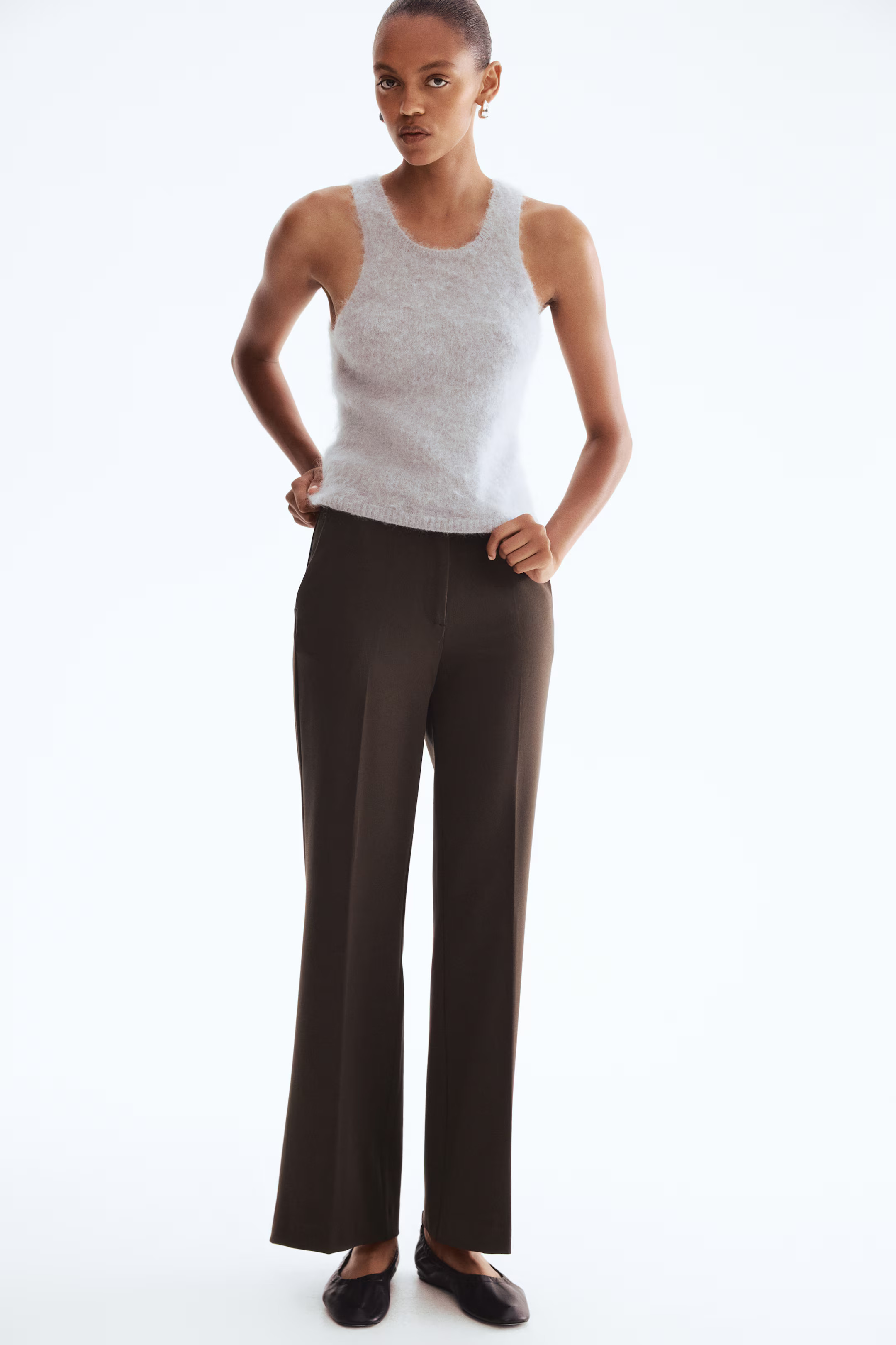 Bootcut trousers | H&M (UK, MY, IN, SG, PH, TW, HK)