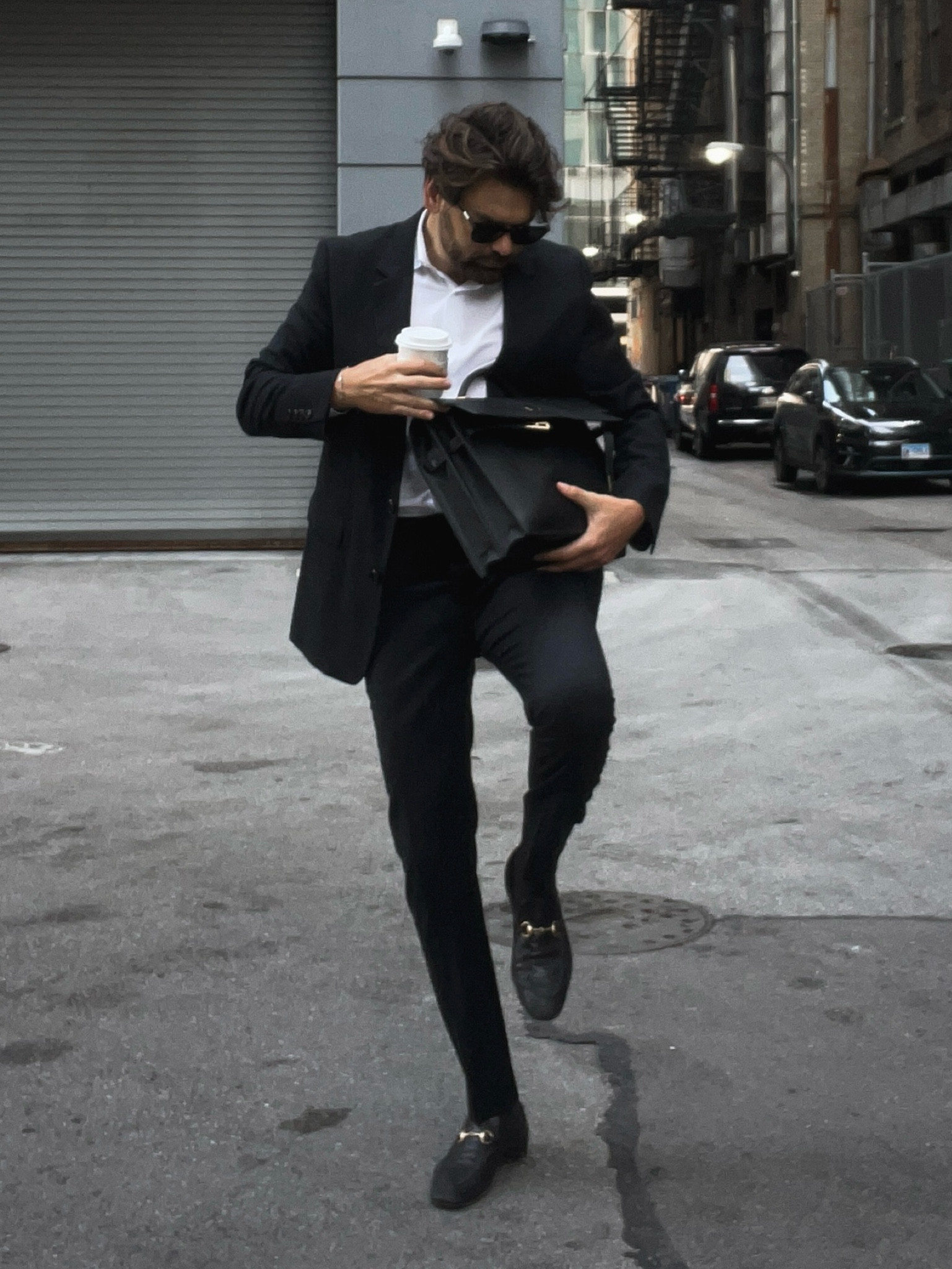 Men’s outfit with a Hermes Kelly Dépêches 38 in Black Ardennes Leather.

#LTKItBag #LTKFindsUnder50 #LTKMens