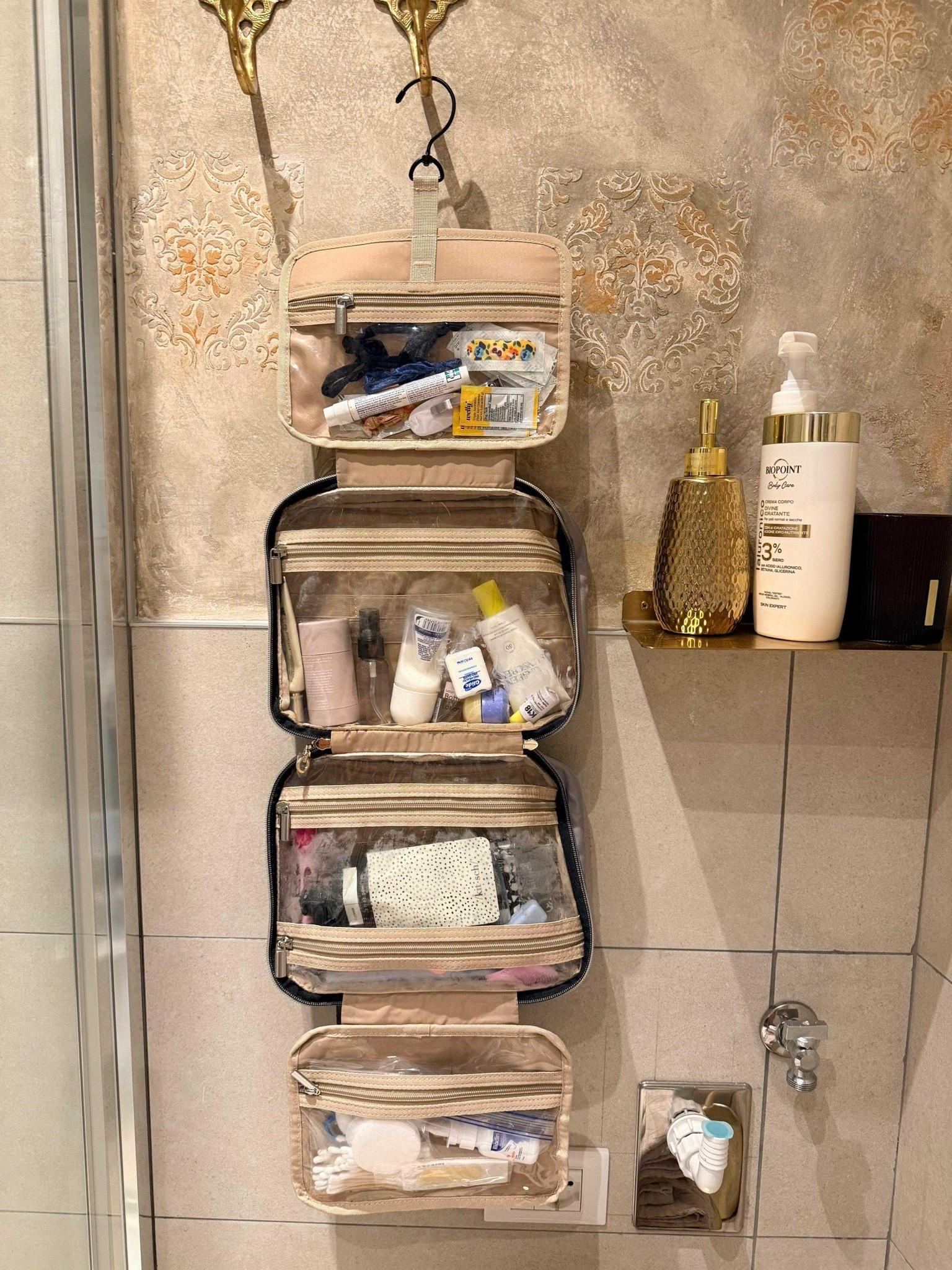 Since coming to the attention of the Travel Fashion Girl community in 2021, the @Bagsmart Hanging Toiletry Bag quickly became a bestseller, and it seemed like it was in everyone’s luggage. 🧳 

Of course, in my never-ending quest to find the perfect toiletry bag, I had to test it for myself. And honestly? 🤔 I wasn’t convinced. I initially found it too big for my needs and felt like it took up too much valuable space when I was traveling with just a carry-on. 😢

Fast forward to this summer and our trip to Italy. I needed something big enough to hold both my toiletries and my daughter’s, so I decided to give it another chance. 🇮🇹

And this time? I completely got the hype. 🙌

It held everything we needed, and the fact that I could hang it up was a total game changer. ✅

Sometimes the right travel product just needs the right trip. 🙌

I’ve linked it here along with some more of our community favorite travel toiletry organizers. ✈️

#LTKOver40 #LTKmomlife #FamilyTravel #TravelPacking #TravelingWithKids

#LTKtravel #LTKbeauty #LTKkids