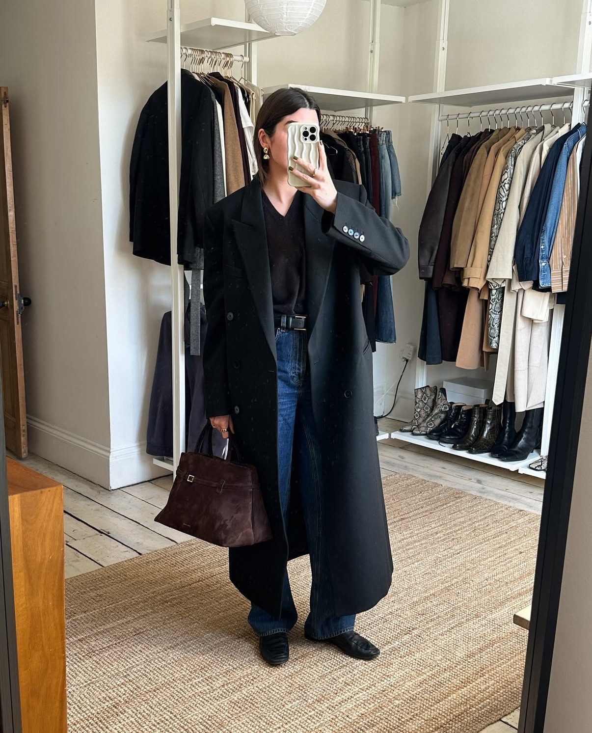 Easter weekend wrapping up in my Frankie Shop London coat, cause this spring / winter weather cannot make its mind up! Transitional monochrome, smart casual look

#LTKstyletip #LTKspring