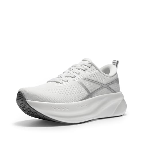 ALLSWIFIT Women's Road Running Shoes Walking Sneakers,White,7.5 | Amazon (US)