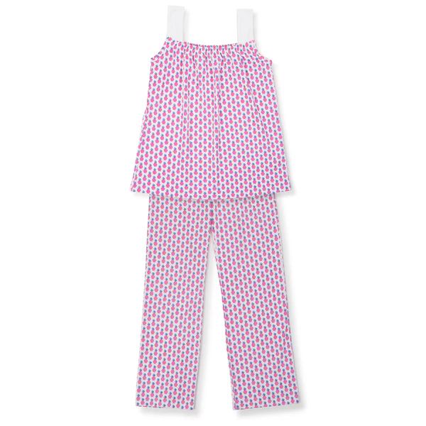 SALE Pennie Women's Pajama Pant Set - Pink Pineapple | Lila and Hayes