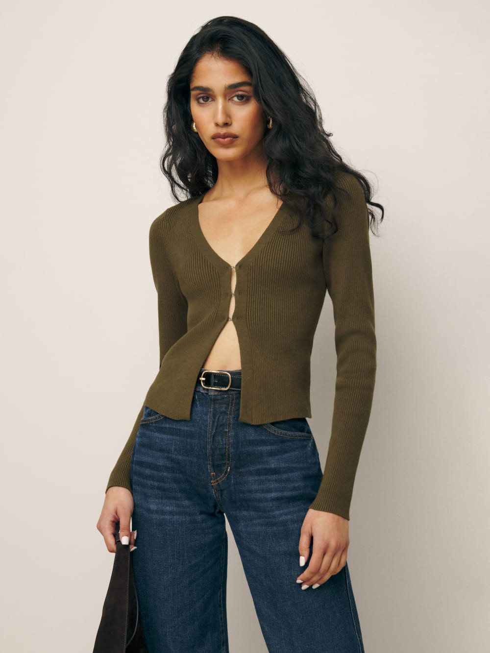 Kaitlyn Cotton Cardigan | Reformation (Global)