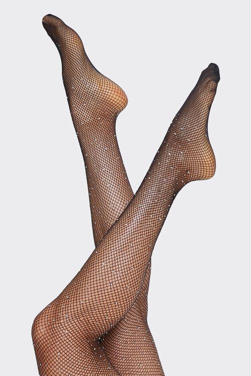 Rhinestone Netted Tights | Forever 21 | Forever 21 (US)