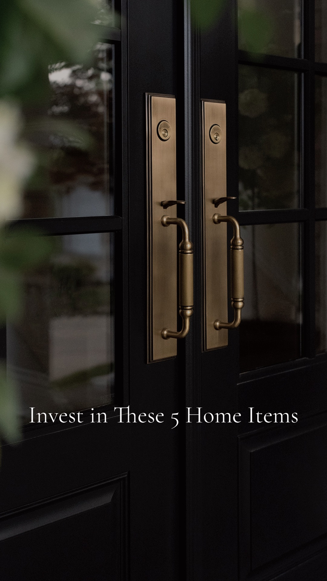 As a designer, off the top of my head— here are 5 worthy home investments:

1. Plumbing fixtures… I’m partial to polished nickel and antique or living brass. 
2. Bedding… I love the soft, classic, and relaxed look of linen, but I’d also include a great mattress and duvet / pillow inserts. 
3. Reverse osmosis… or a bar tap for filtered water— even better if it dispenses hot water. Such a luxury!
4. Rugs… vintage, hand-knotted, wool, jute, etc (natural materials always). 
5. Door hardware… heavy and substantial hardware that adds weight to your door or cabinet. I like a backplate with an interesting knob or pull.

#LTKHome