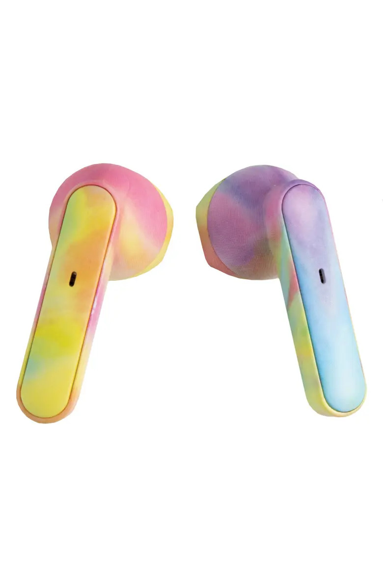 Pastel Tie Dye Earbuds with Case | Nordstrom