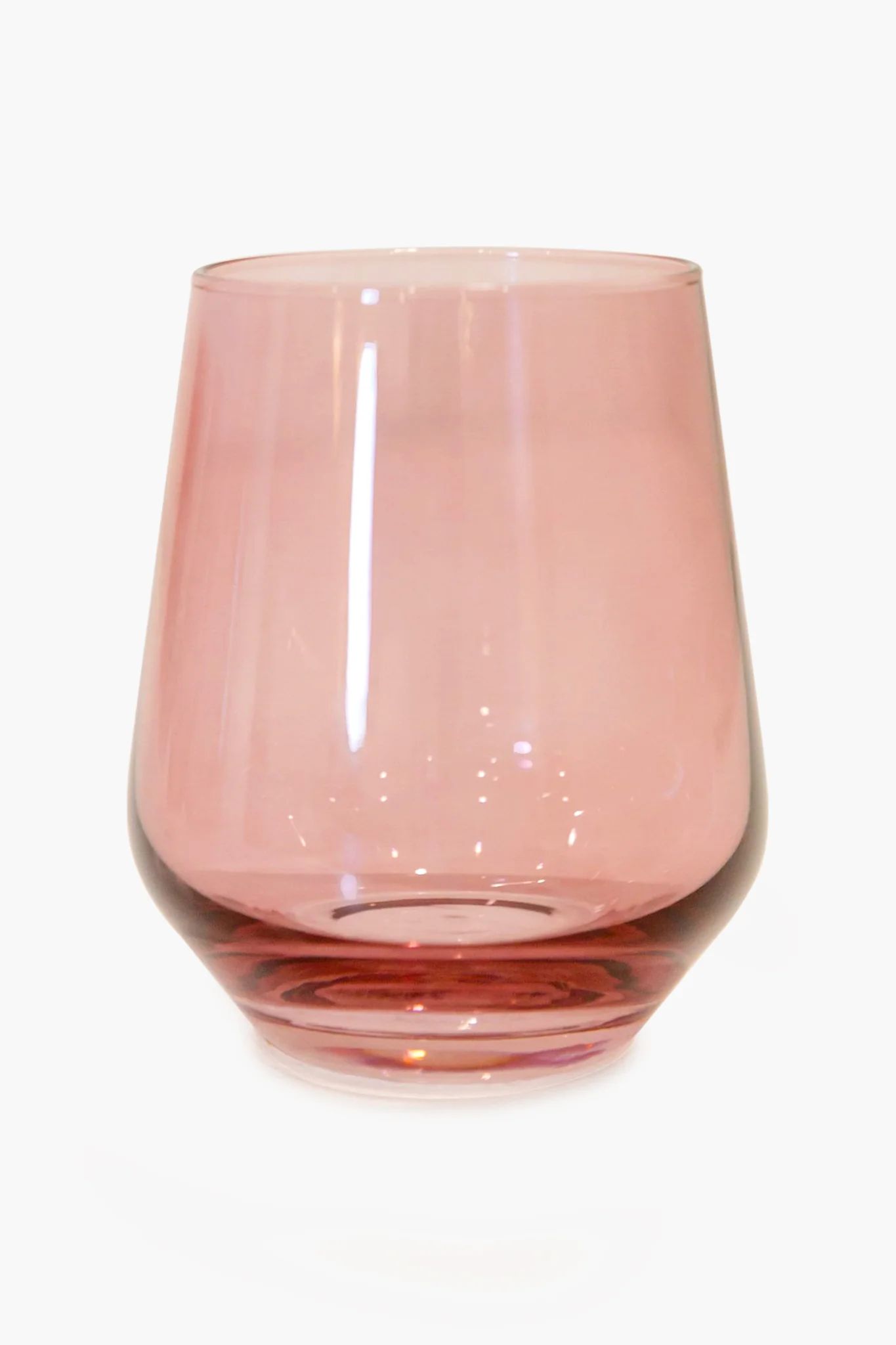 Rose Stemless Wine Glasses (Set of 6) | Tuckernuck (US)