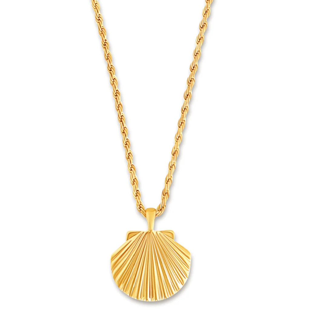 Natalia Oversized Shell Pendant Necklace | Ellie Vail Jewelry